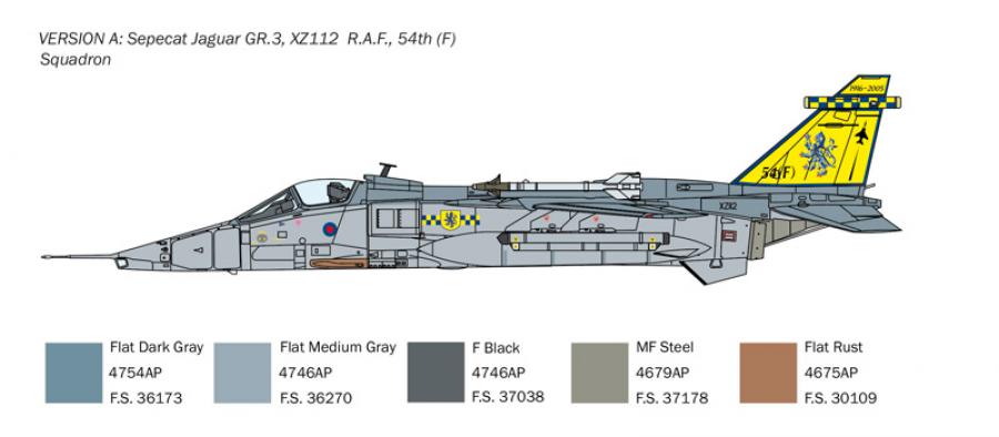 Italeri 1/72 Sepecat Jaguar Gr.1-3 R.A.F