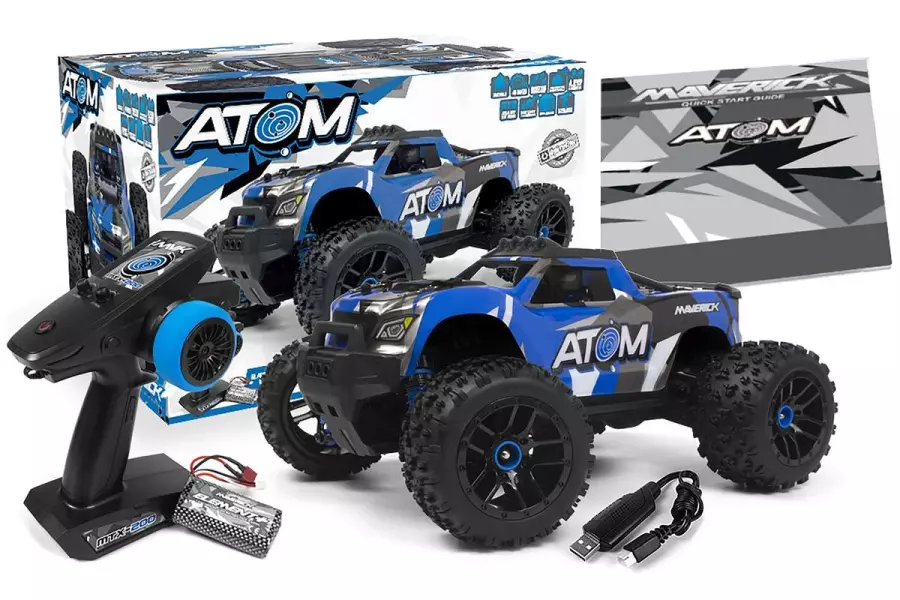 Atom 1/18 4WD Electric Truck - Blue *