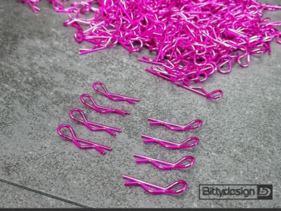 1/10 Body Clips Kit (8) - Pink