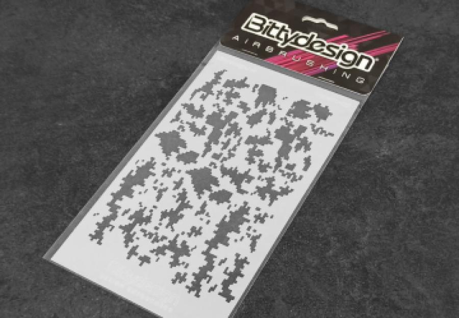 Vinyl stencil - Camo Digi