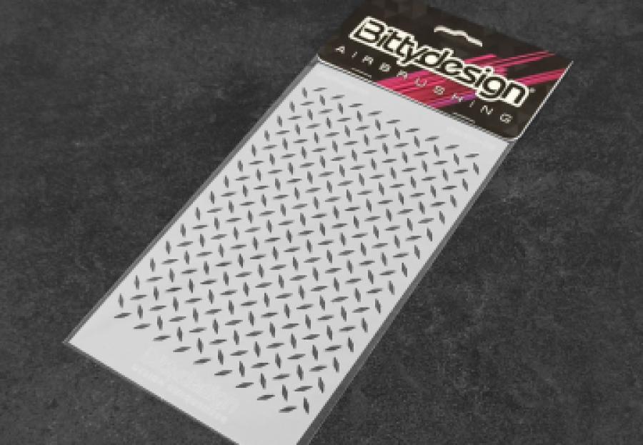 Vinyl stencil - Diamond Plate