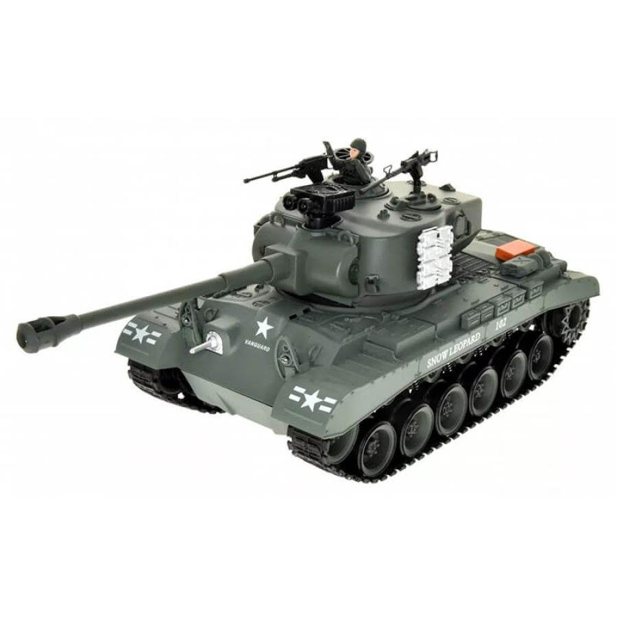 BROTHER TANK RC TANK 1:18 USA M26 PERSHING 'SNOW LEOPARD' GREEN