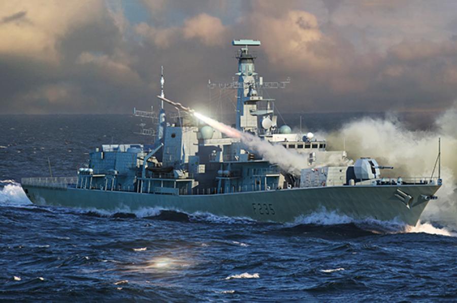 Trumpeter 1:700 HMS TYPE 23 Frigate  Monmouth(F235)