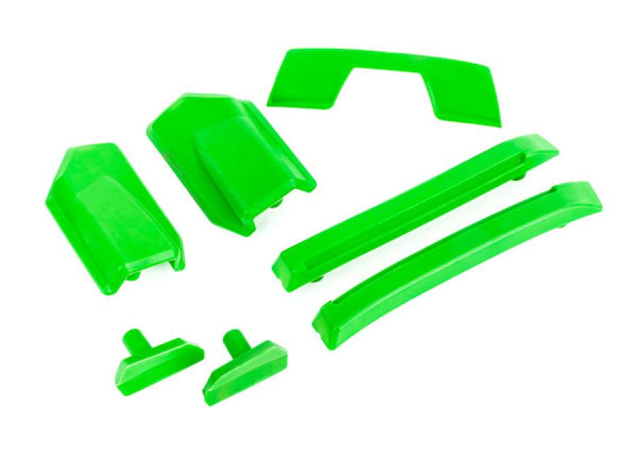 Traxxas Body Reinforcement & Roof Skidpads Green Sledge TRX9510G