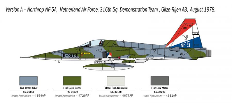 Italeri 1:72 F-5A Freedom Fighter