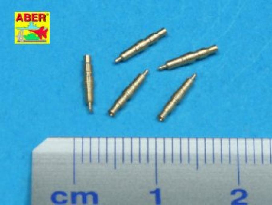 Aber 1/35 MG 34 tips barrels for turret mount (5pcs)