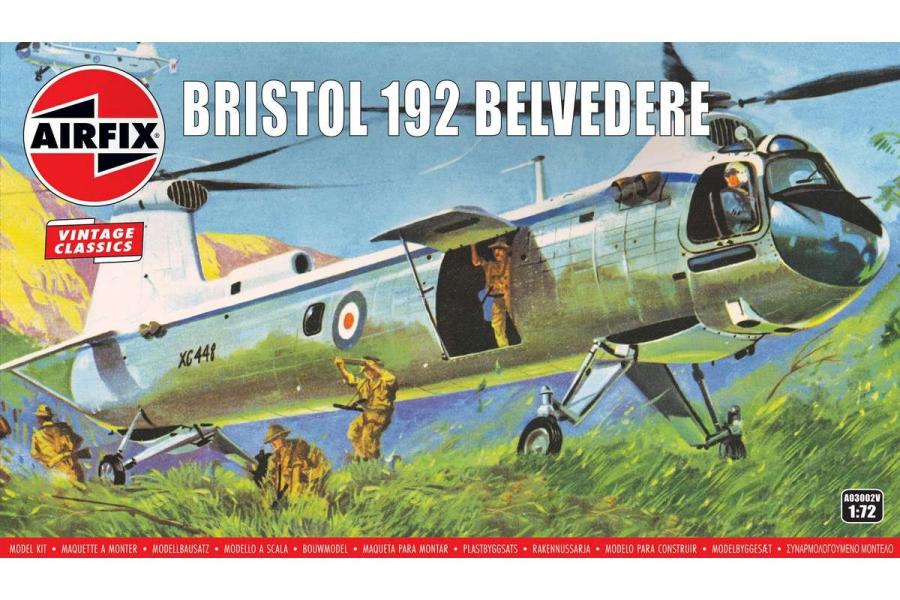 Airfix 1/72 Bristol 192 Belvedere (Vintage Classics)