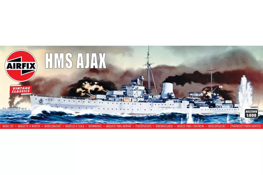 Airfix 1/600 HMS Ajax (Vintage Classics)