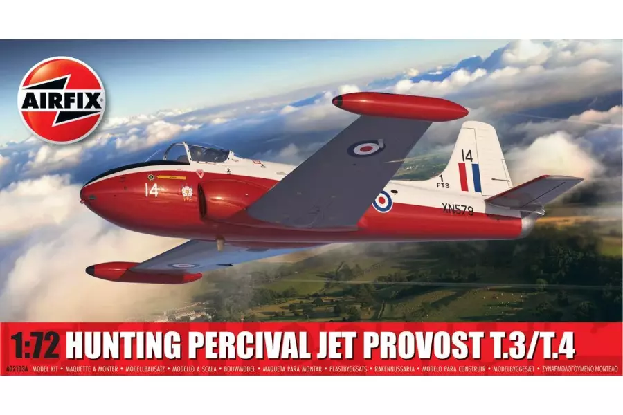 Airfix 1/72 Hunting Percival Jet Provost T.3/T.4