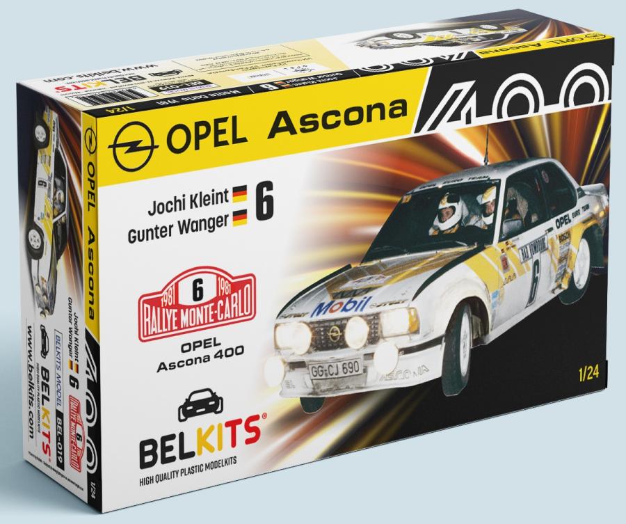 Belkits 1:24 Opel Ascona 400 MC 1981 Kleint / Wanger