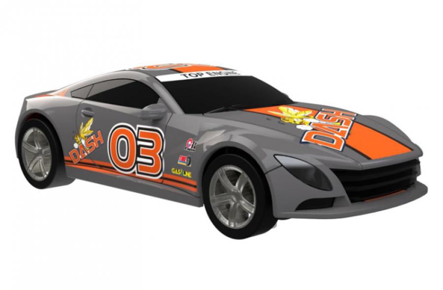 Car Super Fun Dash 03 Grey racer 1/43 scale