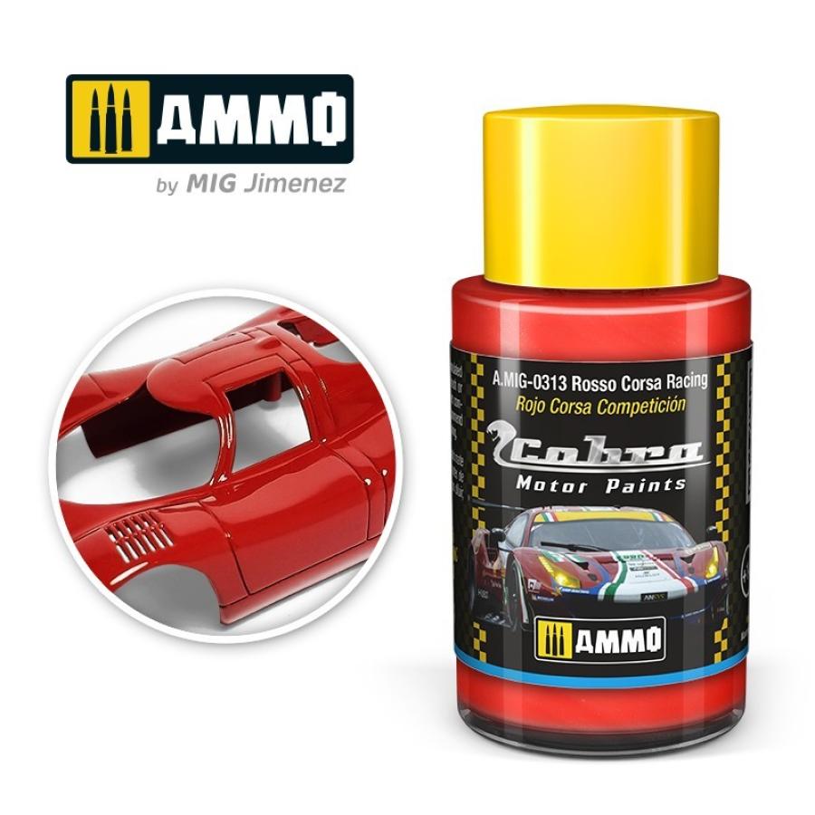 Cobra Motor Rosso Corsa Racing akryylimaali (30ml)