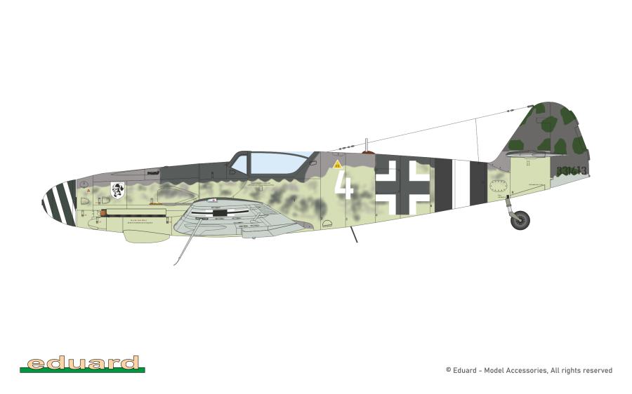 Eduard 1/48 Bf 109K-4, Profipack