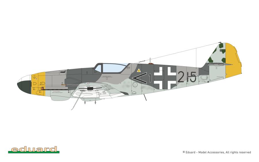 Eduard 1/48 Bf 109K-4, Profipack