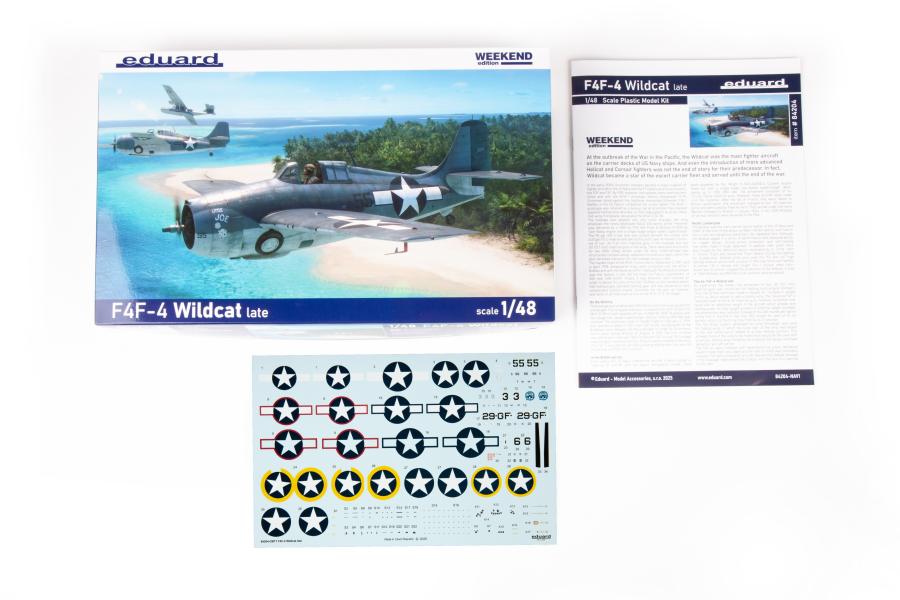 Eduard 1/48 F4F-4 Wildcat late, Weekend edition