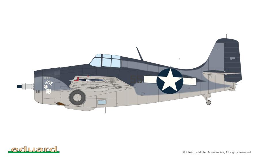 Eduard 1/48 F4F-4 Wildcat late, Weekend edition