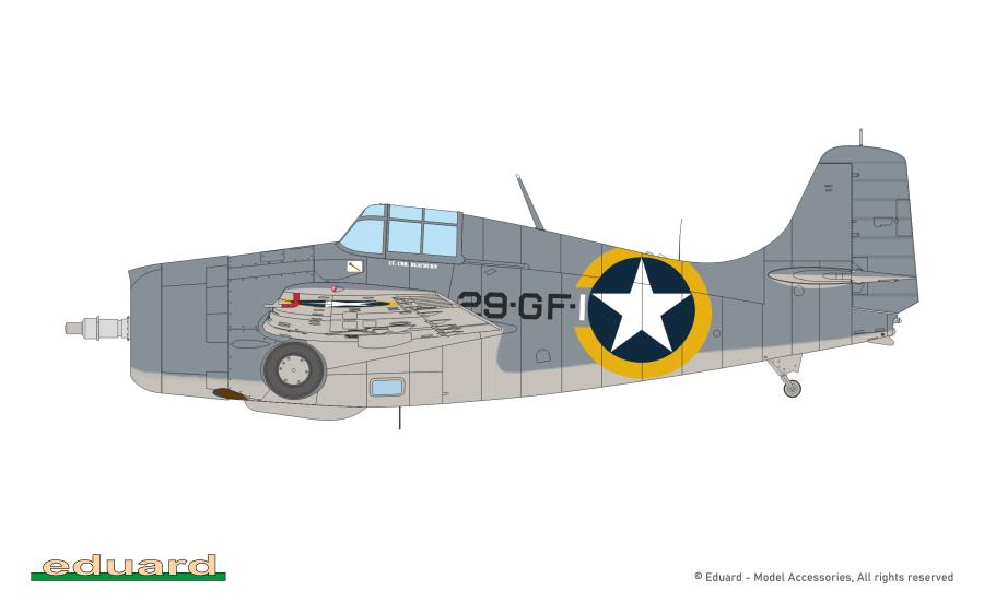 Eduard 1/48 F4F-4 Wildcat late, Weekend edition