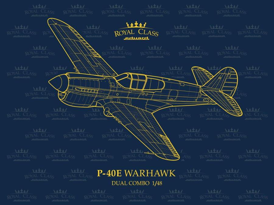 Eduard 1/48 P-40E Warhawk, Royal Class