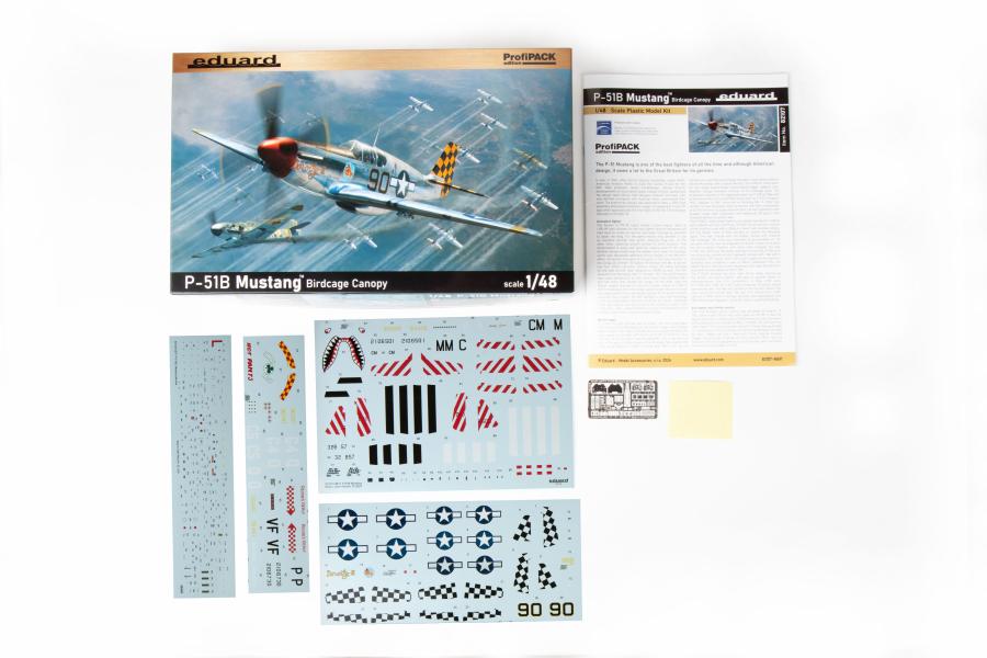 Eduard 1/48 P-51B Mustang Birdcage canopy Profipack