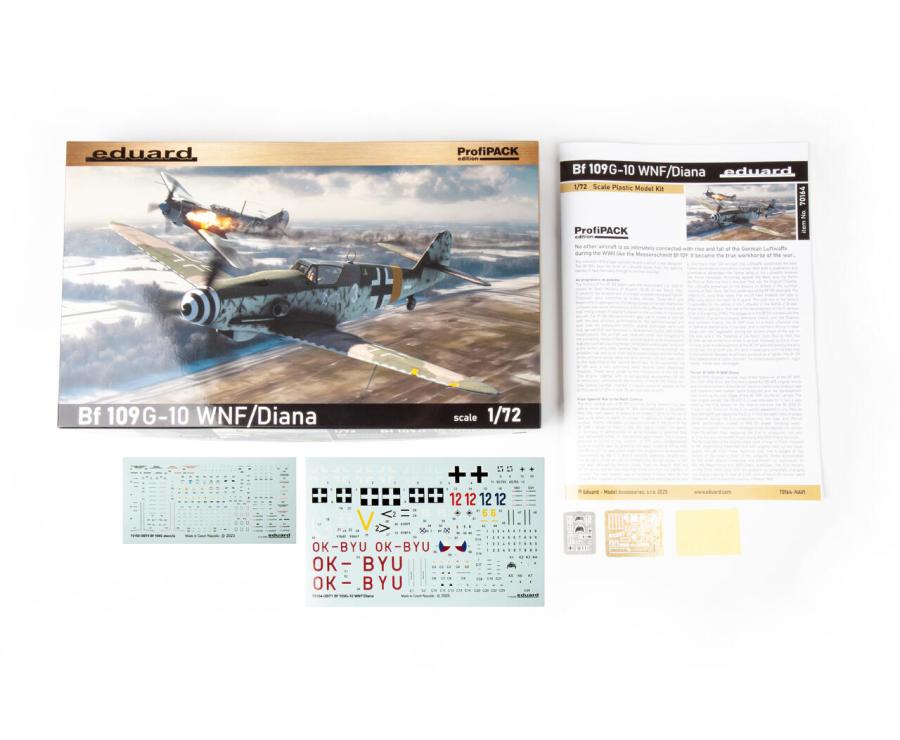 Eduard 1/72 Bf 109G-10 WNF/Diana Profipack