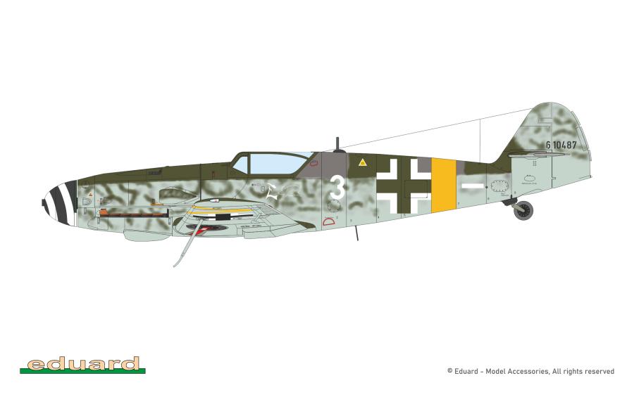 Eduard 1/72 Bf 109G-10 WNF/Diana Profipack