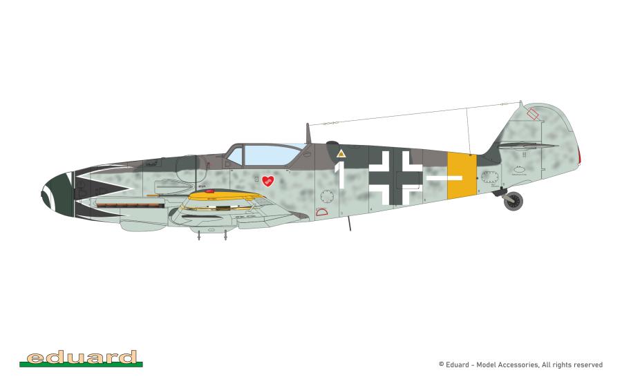 Eduard 1/72 Bf 109G-14  Profipack