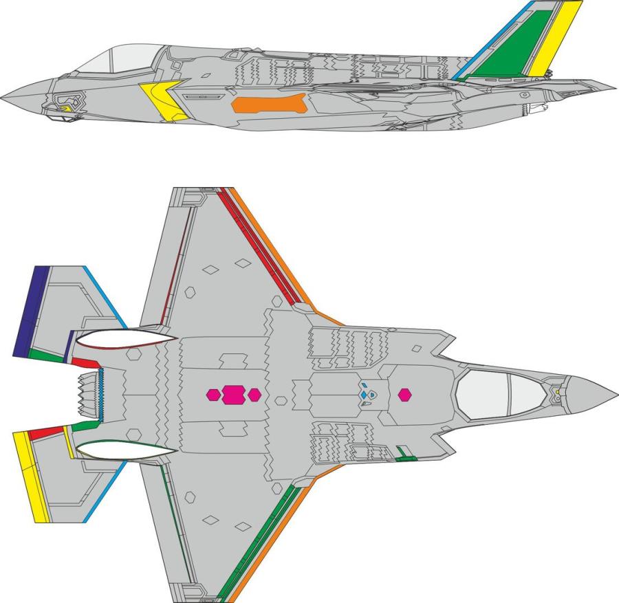 Eduard 1/72 RAM coating for Tamiya F-35B