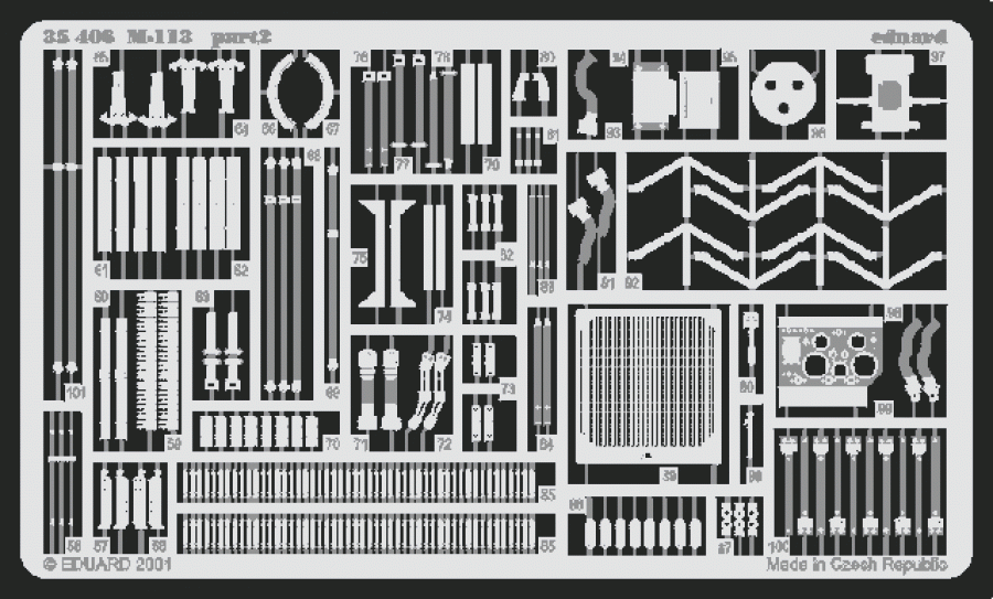 Eduard 1/35 M-113 Detail set for Tamiya kit #35040