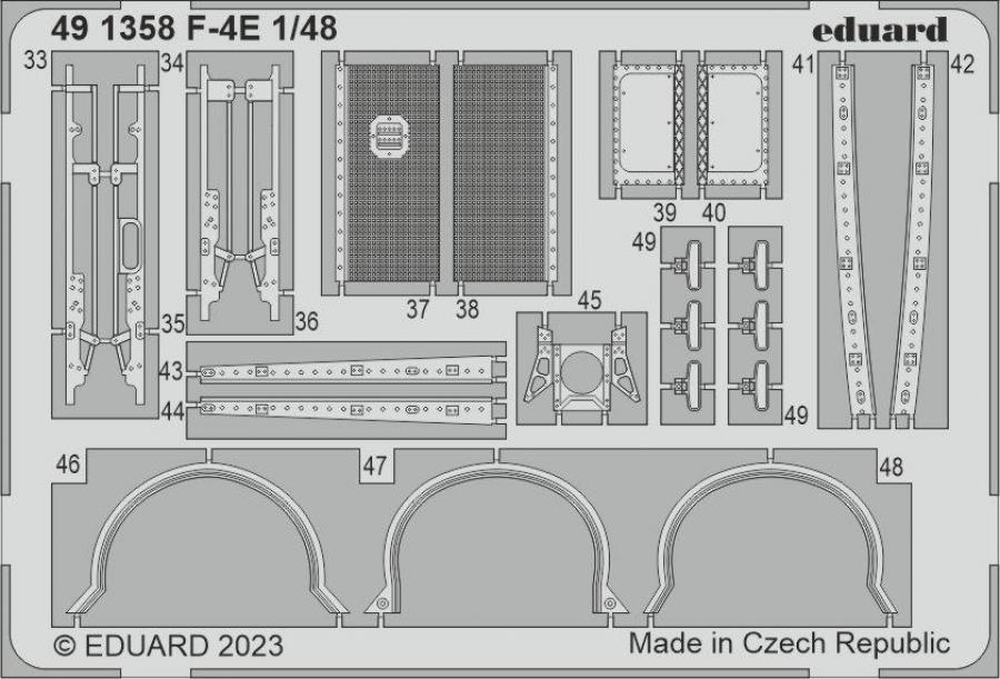 Eduard 1/48 F-4E Big ED detail set for MENG kit