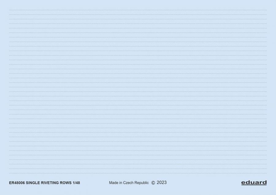 Eduard 1/48 Single riveting rows 3d decal set