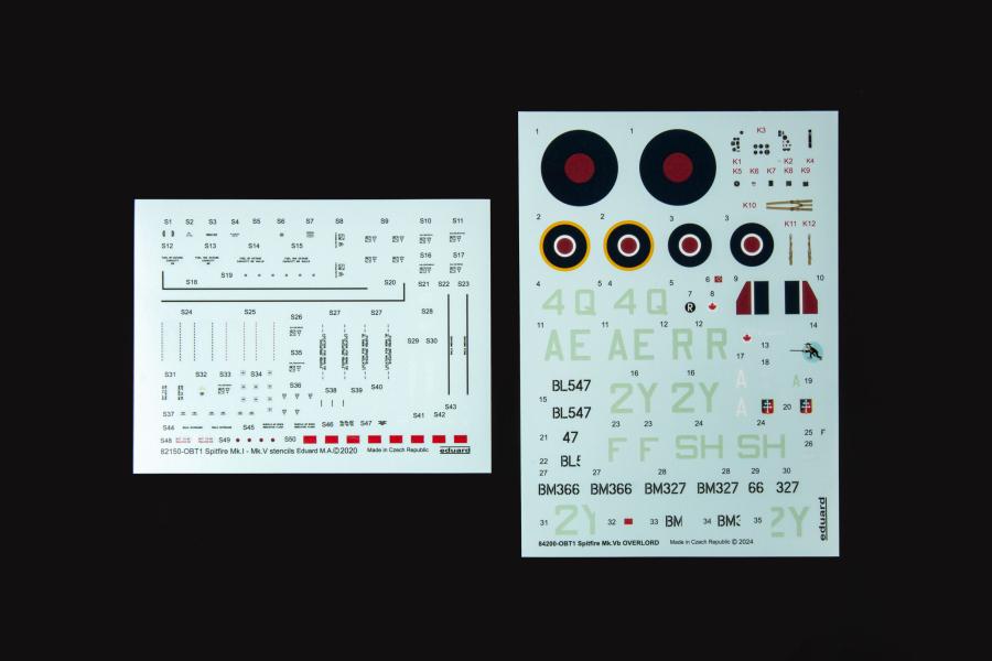 Eduard 1/48 Spitfire Mk.Vb Overlord, Weekend edition