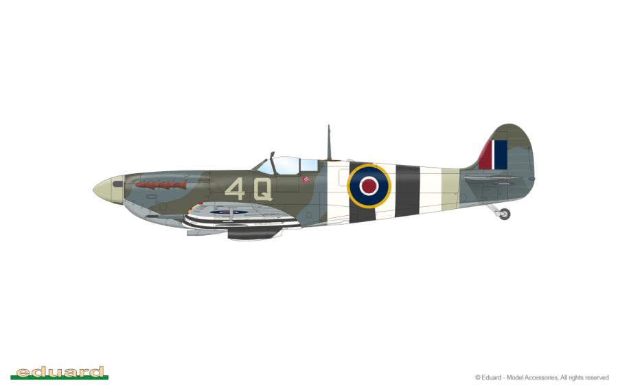 Eduard 1/48 Spitfire Mk.Vb Overlord, Weekend edition