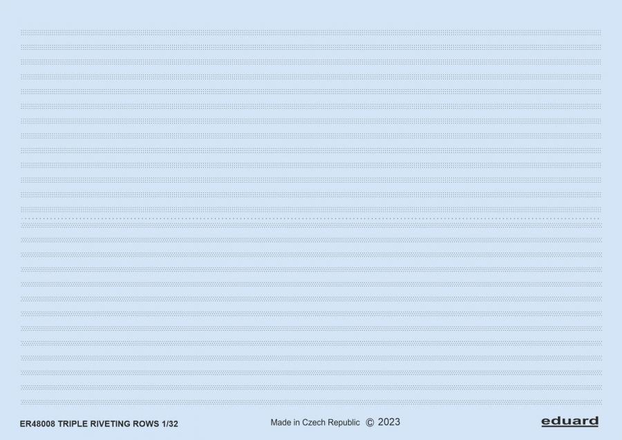 Eduard 1/48 Triple riveting rows