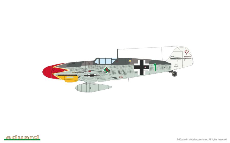 Eduard 1/72 Bf 109G-6, Profipack