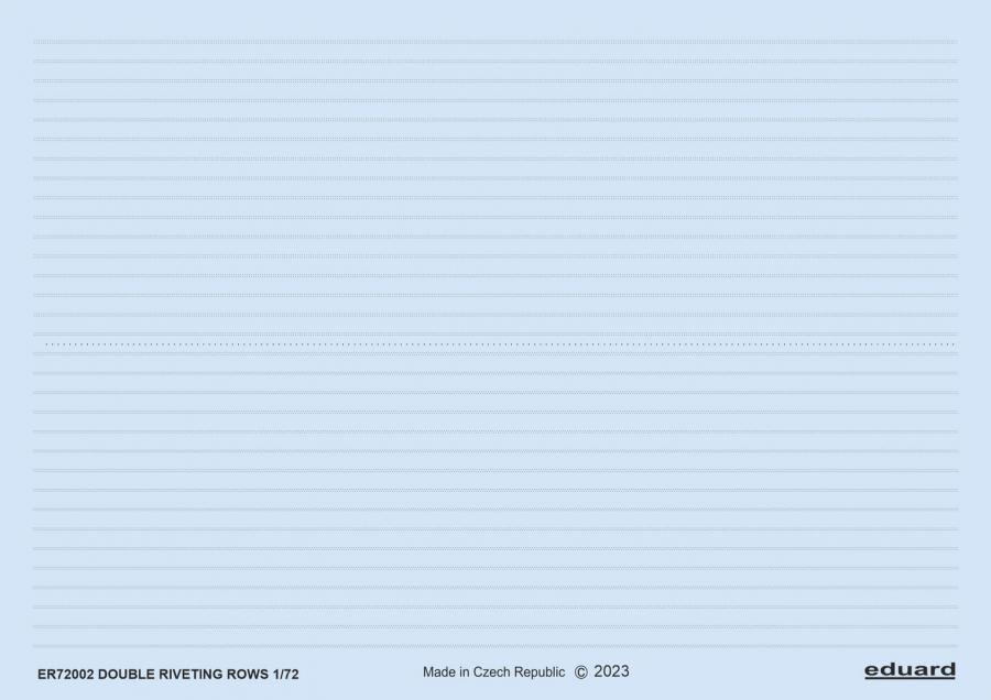 Eduard 1/72 Double riveting rows