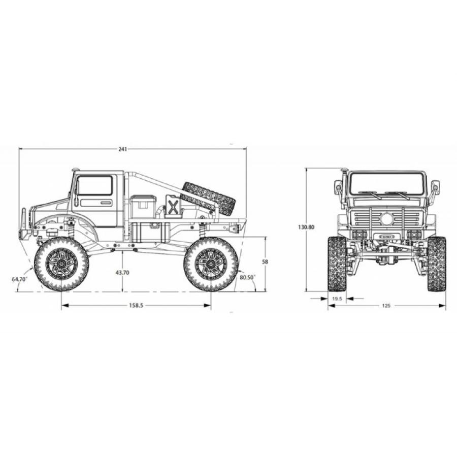 Ftx Outback Mini X Unitrak 1:18 Trail Ready-To-Run Green Ftx5481Gn