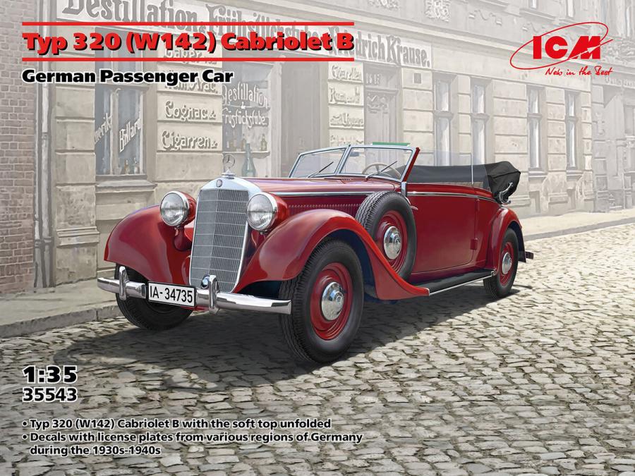 ICM /135 Typ 320 (W142) Cabriolet B, Passenger Car