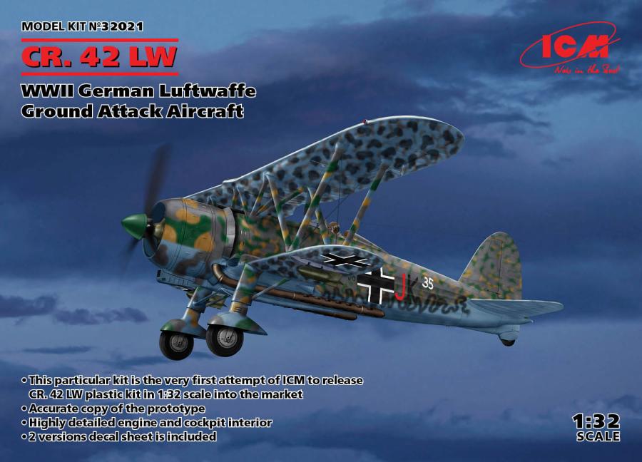 ICM 1:32 CR. 42 WWII, Luftwaffe