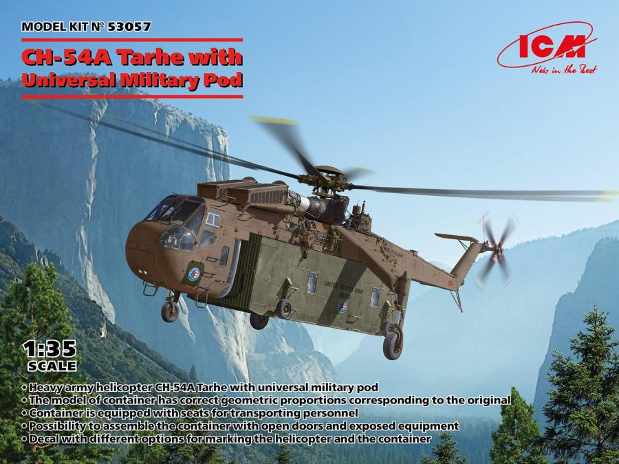 ICM 1/35 CH-54A Tarhe with Universal Military Pod