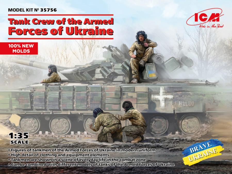 ICM 1/35 Tank Crew of Ukraine