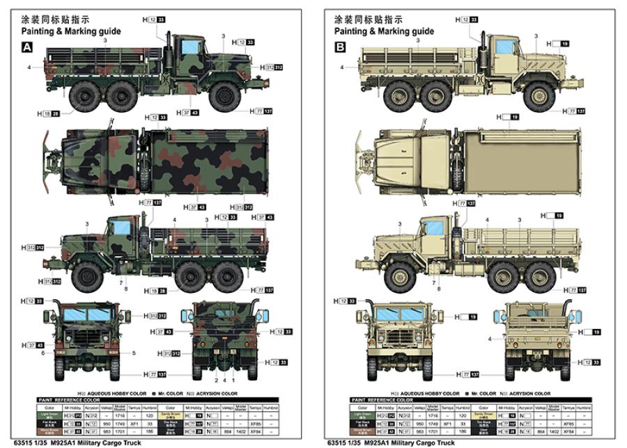 Ilovekit 1/35 M925A1 Military Cargo Truck