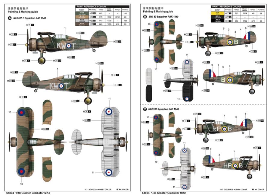 Ilovekit 1/48 Gloster Gladiator MK2