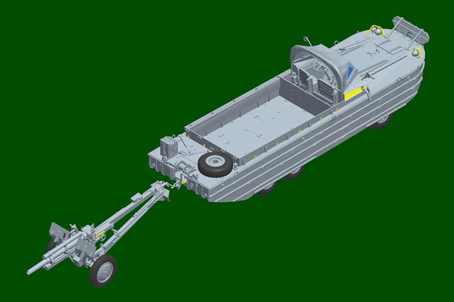 Ilovekit 1/35 GMC DUKW-353 with 105mm Howitzer
