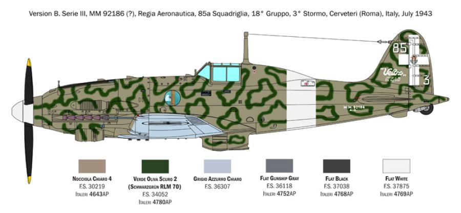 Italeri 1:32 Macchi MC.205 "Veltro"