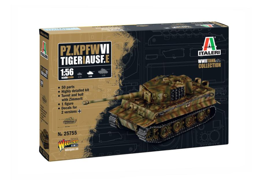 Italeri 1:56 Pz. Kpfw. VI - Tiger I Ausf. E