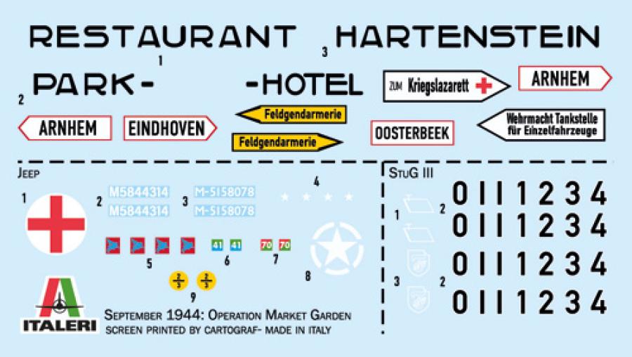 Italeri 1:72 Battleset Operation Market Garden, Hotel Hartenstein