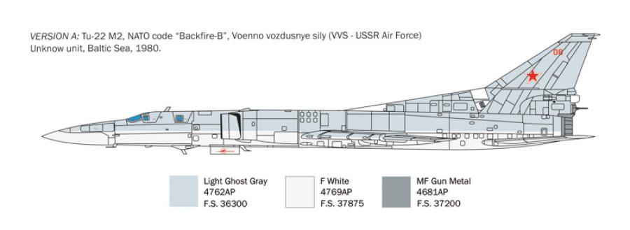 Italeri 1:72 Tu-22M2 Backfire B