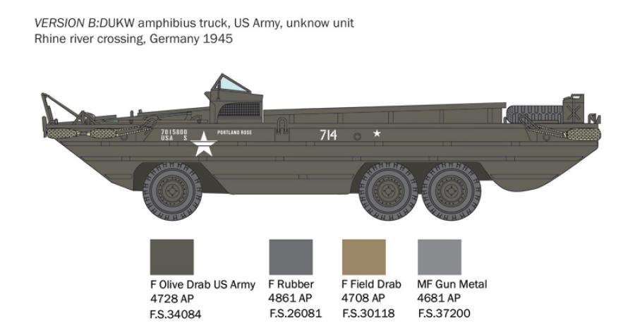 Italeri 1/35 DUKW Amphibious Truck