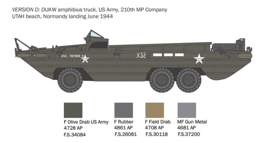 Italeri 1/35 DUKW Amphibious Truck