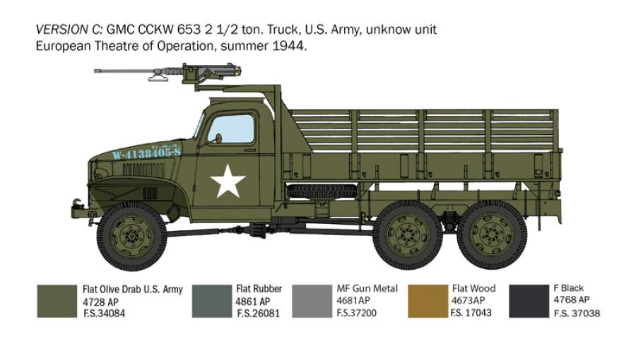 Italeri 1:35 GMC 2 1/2 ton 6x6 truck